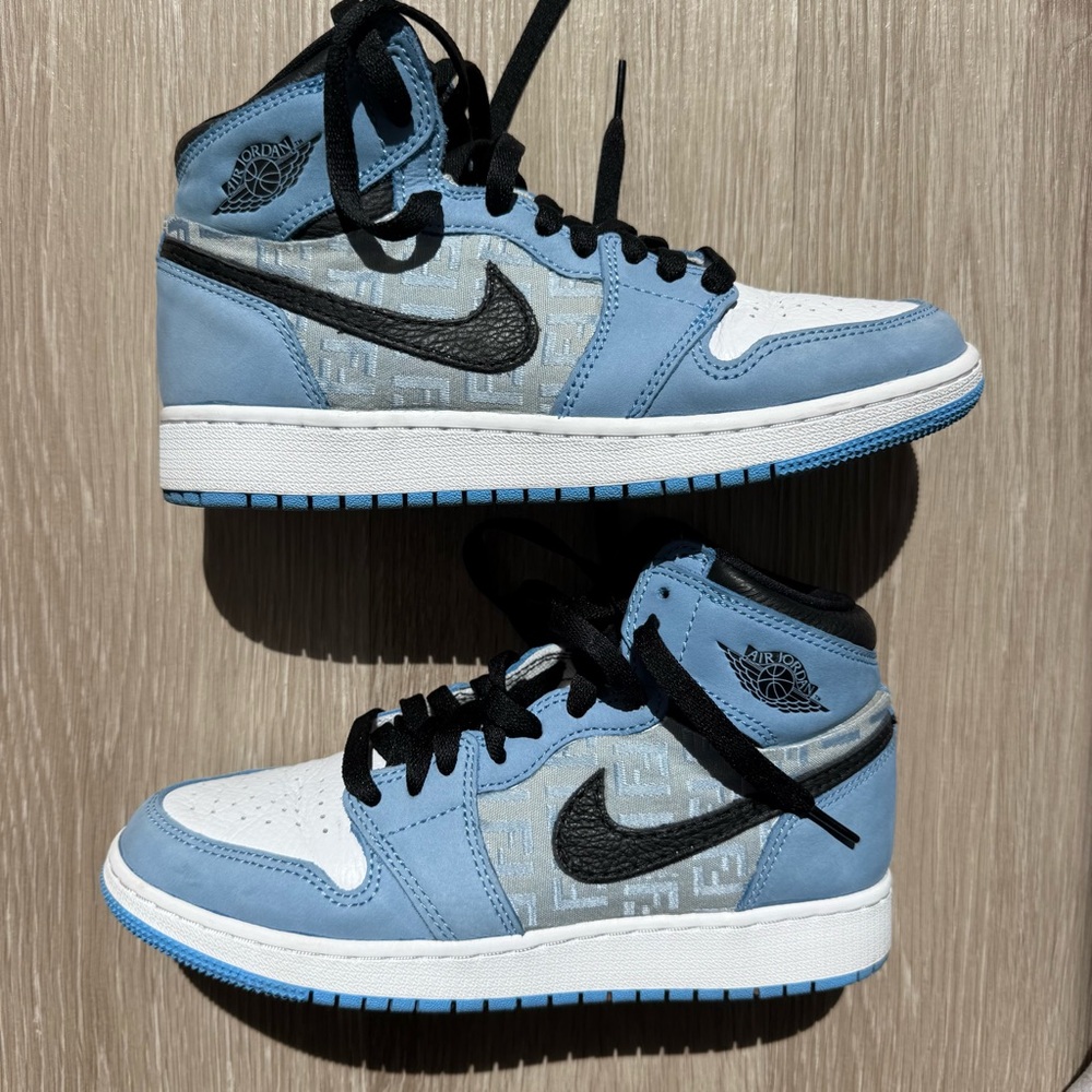 Custom Jordan’s with Fendi detail